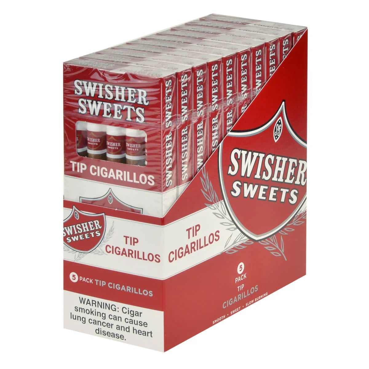 Swisher Sweets Tip Cigarillos Regular 10/5 with packaging