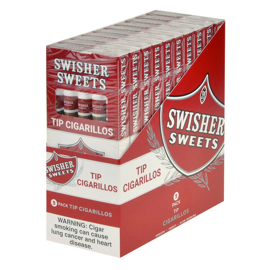 Swisher Sweets Tip Cigarillos Regular 10/5 with packaging