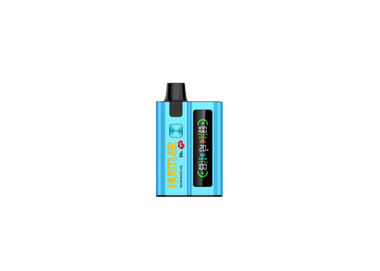 Hustler Kiss 20K Puff 5ct Blue Razz Ice