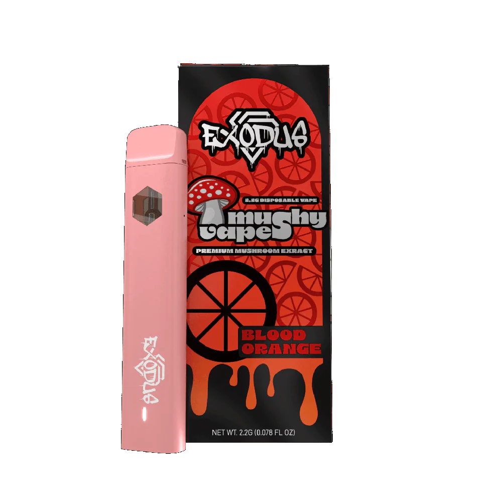 Sugar Exodus Mushy Caps Vape 2.2g Blood Orange with Packaging