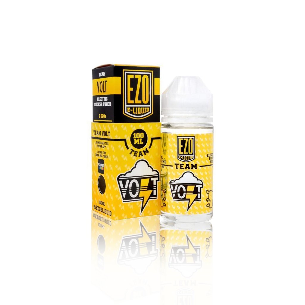 Ezo E-Liquid 100mL 3mg Team Volt with Packaging