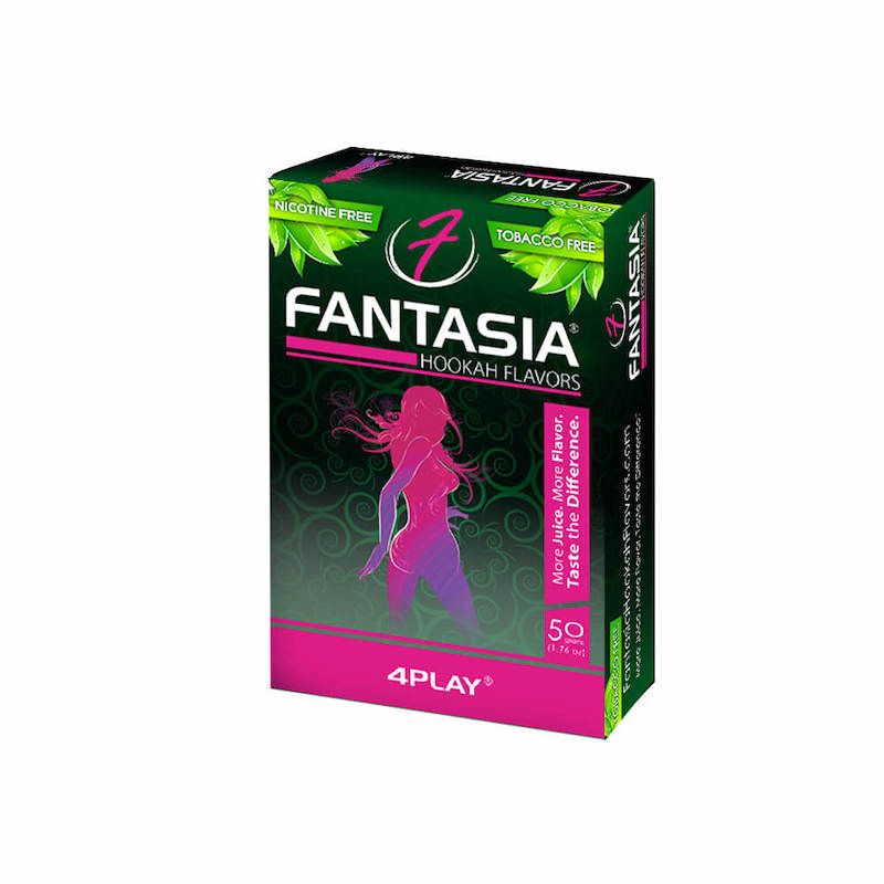 Fantasia Nicotine Free Herbal 4 Play Packaging 