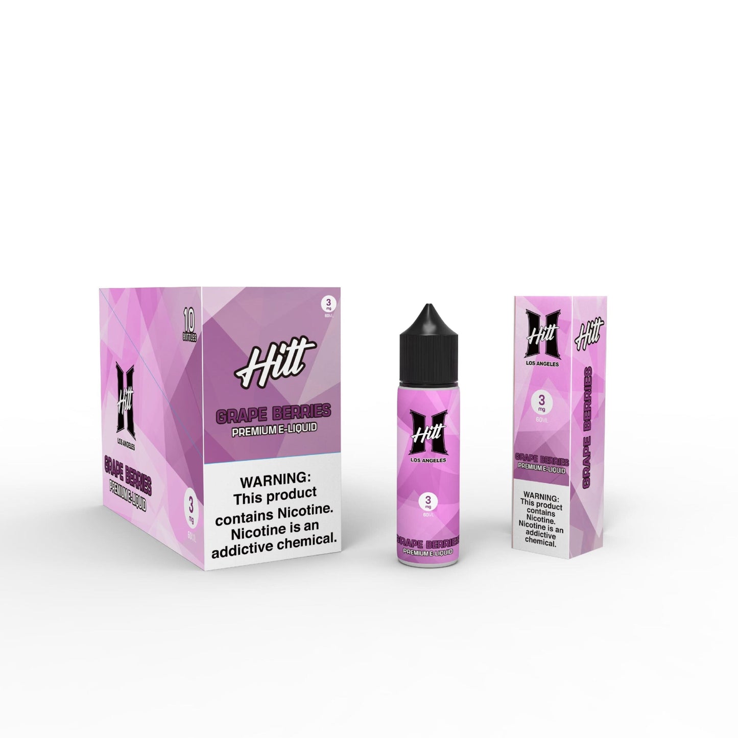 Hitt Los Angeles 60mL (Freebase) | Grape Berries with Packaging