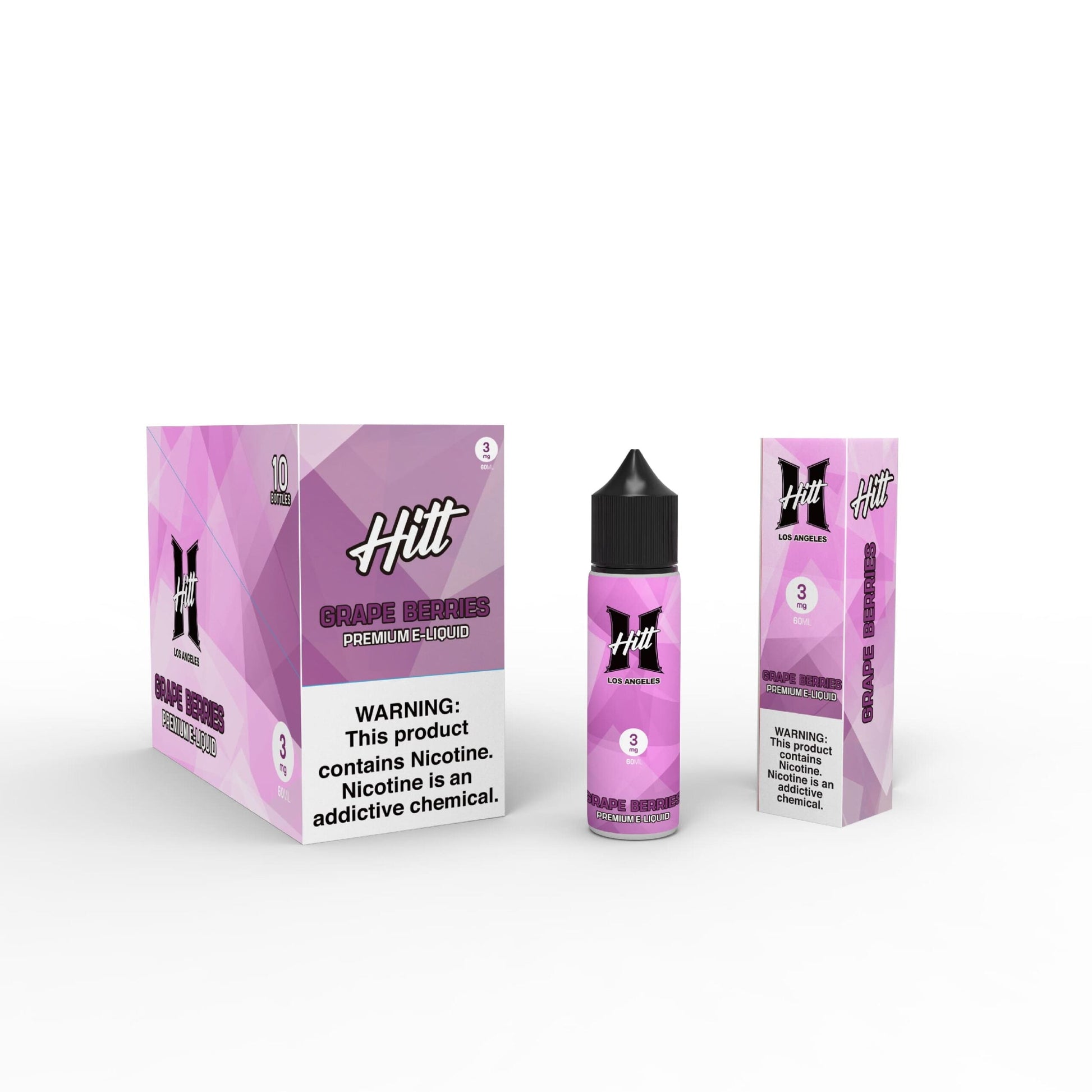 Hitt Los Angeles 60mL (Freebase) | Grape Berries with Packaging