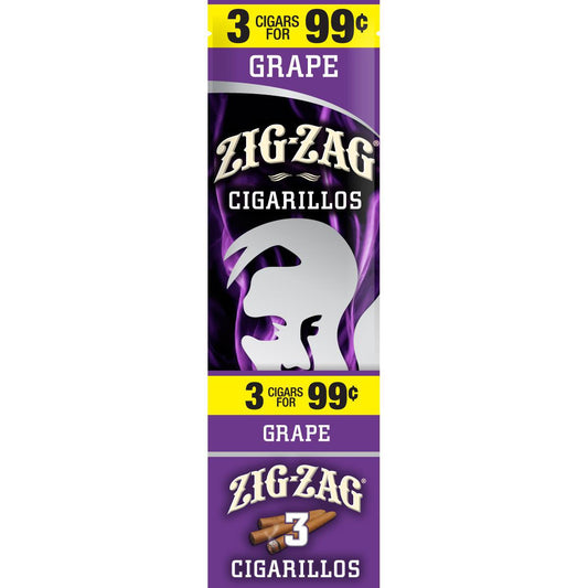 Zig-zag Cigarillos | Grape with Packaging