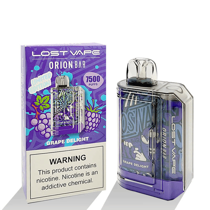 Orion Bar Disposable 7500 Puff 18mL 50mg | Grape Delight