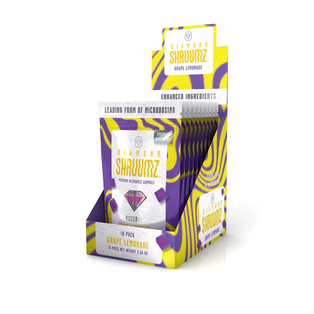 Diamond Shruumz | 10ct Grape Lemonade with packaging