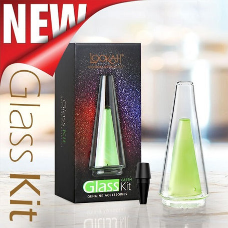 Lookah Glass Kit for Unicorn and Seahorse Max | Green with Packaging