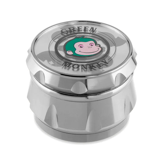 Green Monkey Capuchin 63MM | Silver