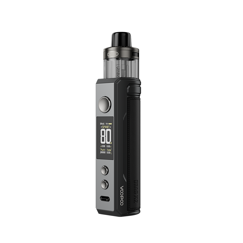 VooPoo Drag X2 Kit (Pod System) | Grey Metal