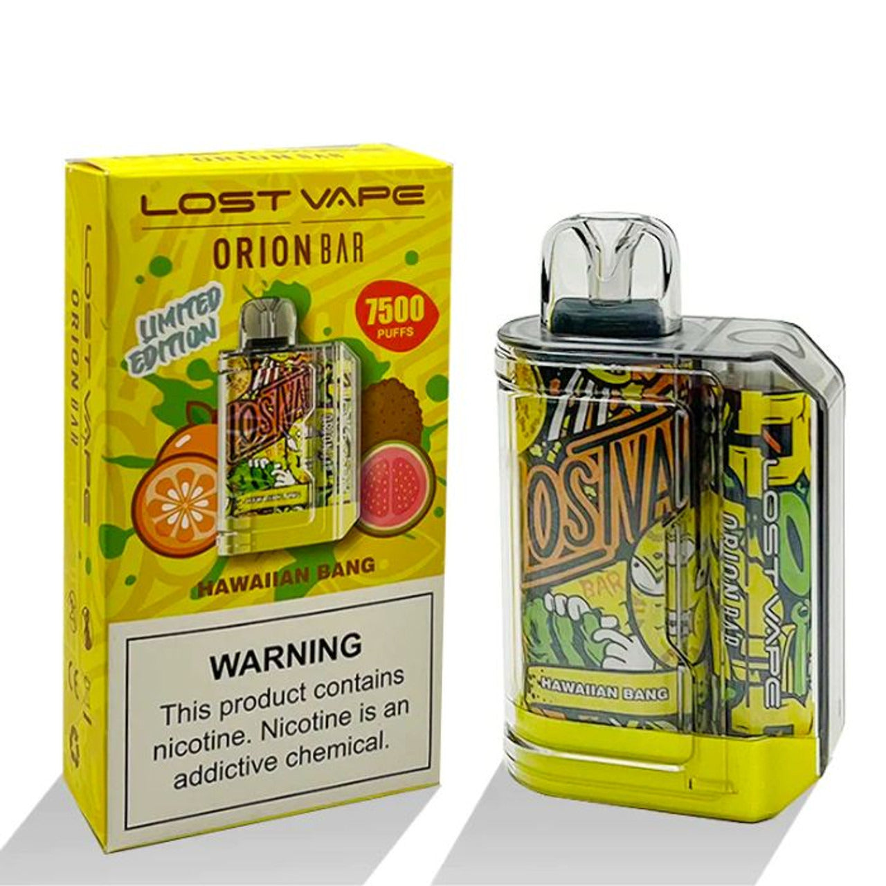 Orion Bar Disposable 7500 Puff 18mL 50mg | Hawaiian Bang
