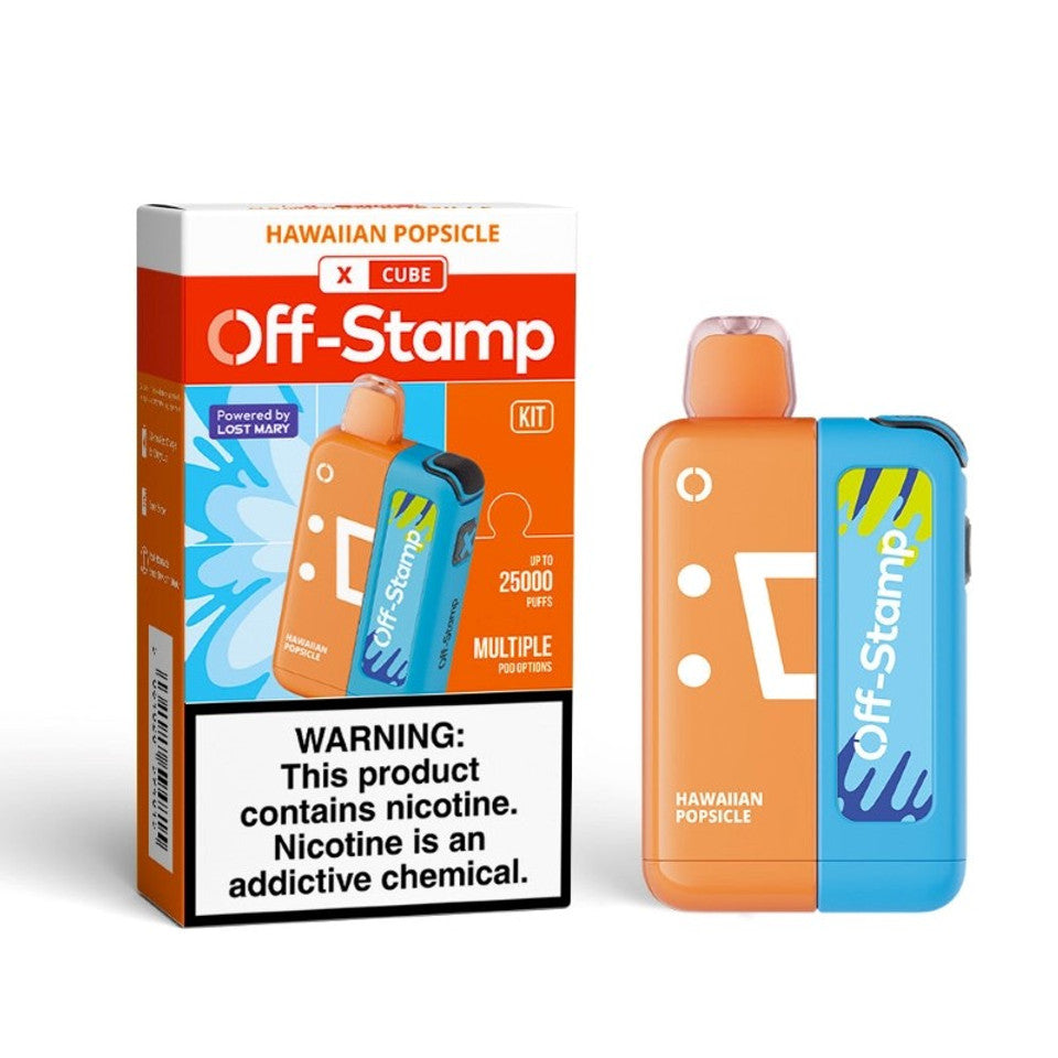 Off-Stamp X Cube 25K 5Ct Hawaiian Popsicle with packaging