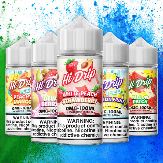 Hi-Drip Series E-Liquid | 100mL | Freebase | Group Photo