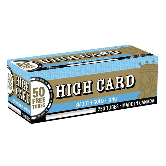 High Card Tubes King 4pk Blue Packaging
