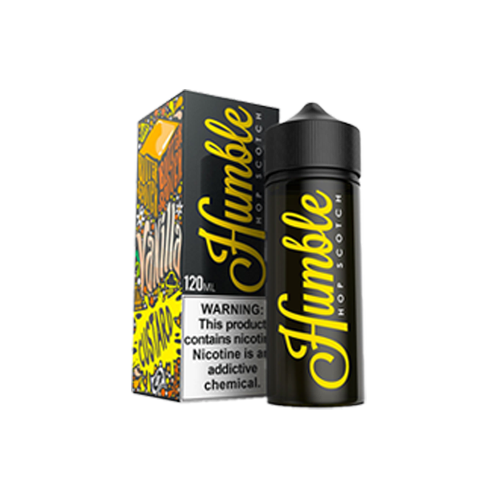 Humble TFN Series E-Liquid 120mL (Freebase) Hop Scotch with packaging