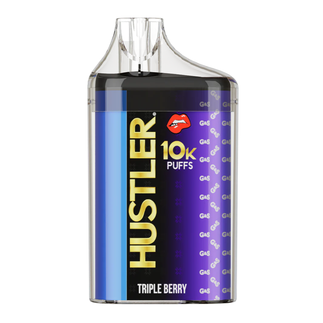 Hustler Kiss 10K Puffs 5% 5CT | Triple Berry