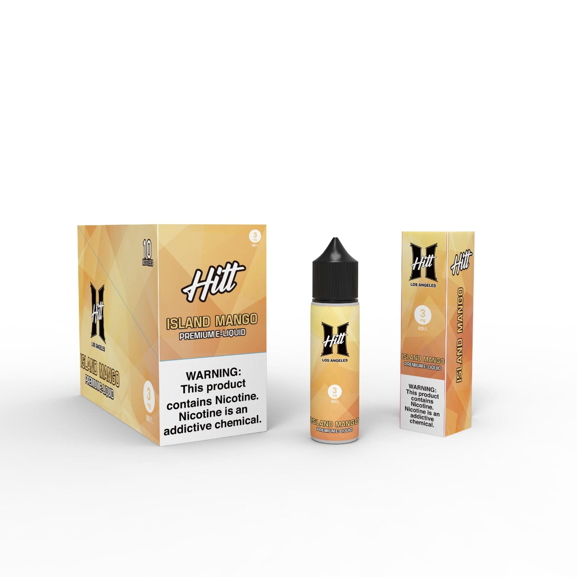 Hitt Los Angeles 60mL (Freebase) | Island Mango with Packaging