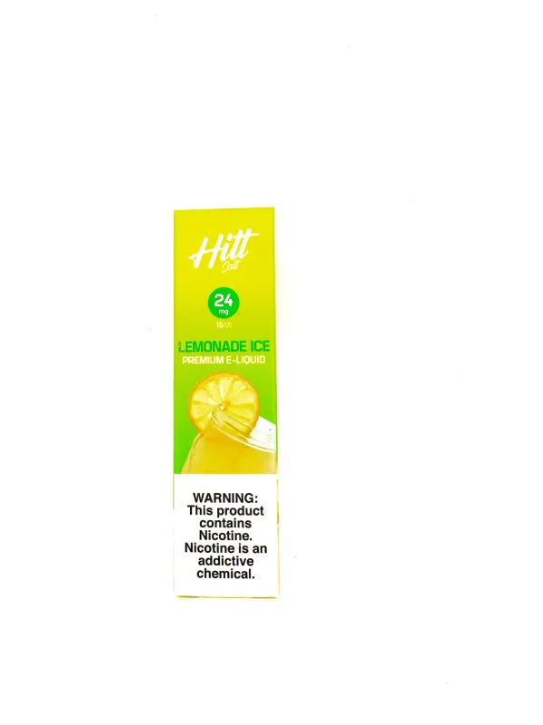 Hitt Salt Series E-Liquid 15mL | 24mg | Lemonade Ice with packaging