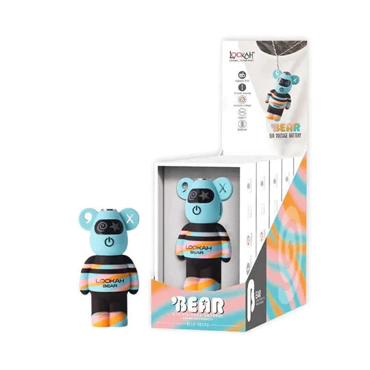 Lookah Bear 500mAh (510BATT) Limited Edt | Blue Tiedye with Packaging 