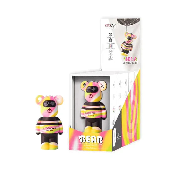 Lookah Bear 500mAh (510BATT) Limited Edt | Pink Tiedye with Packaging 