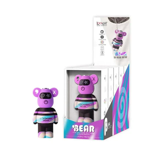 Lookah Bear 500mAh (510BATT) Limited Edt | Purple Tiedye with Packaging 