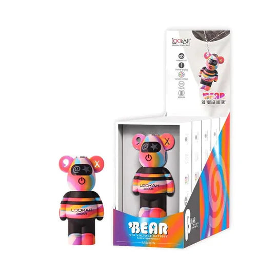 Lookah Bear 500mAh (510BATT) Limited Edt | Rainbow Tiedye with Packaging 