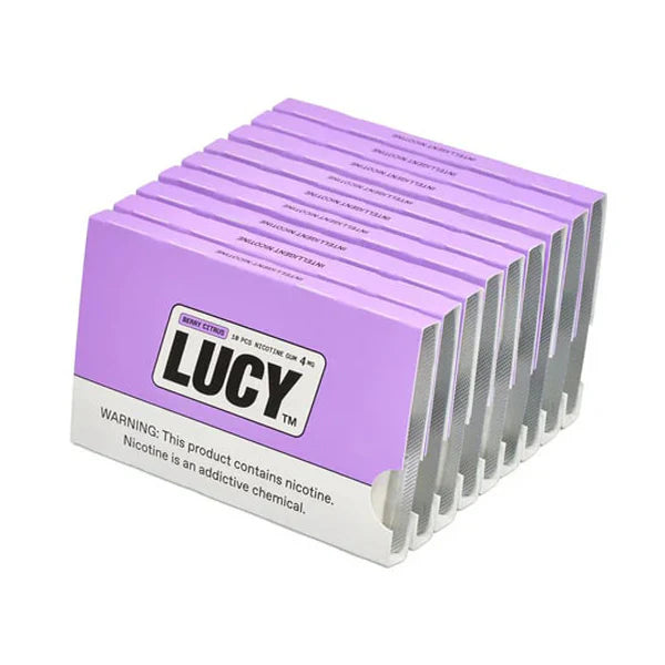 Lucy Nicotine Gum 10-Piece Blister Pack | MOQ 10