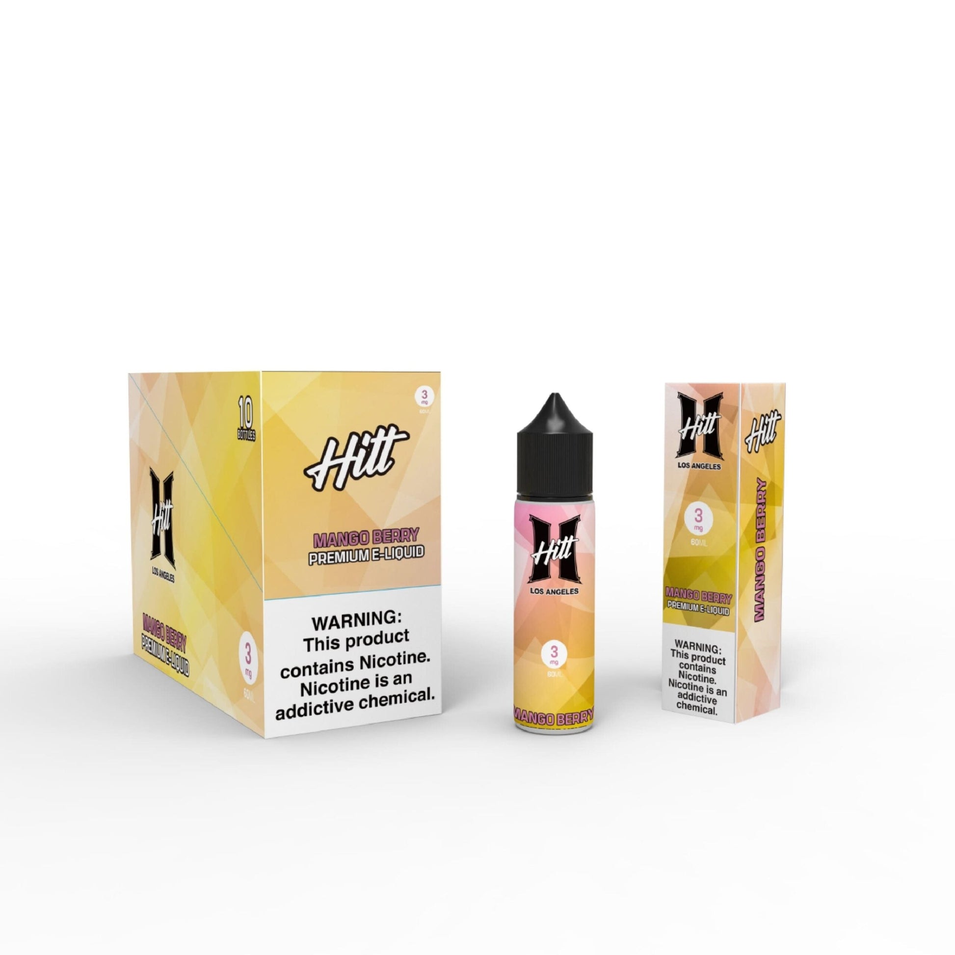 Hitt Los Angeles 60mL (Freebase) | Mango berry with Packaging