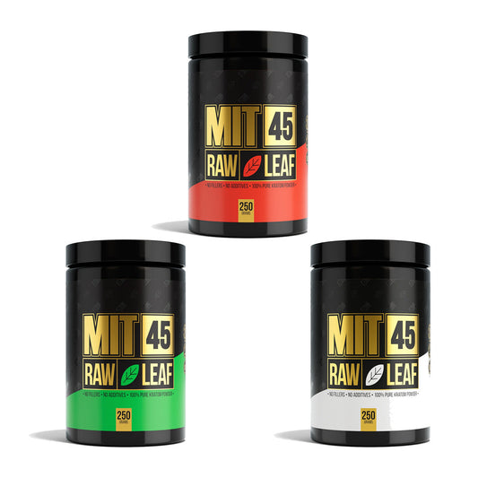 MIT45 Raw Leaf Kratom Powder | 2500mg 250g Jar