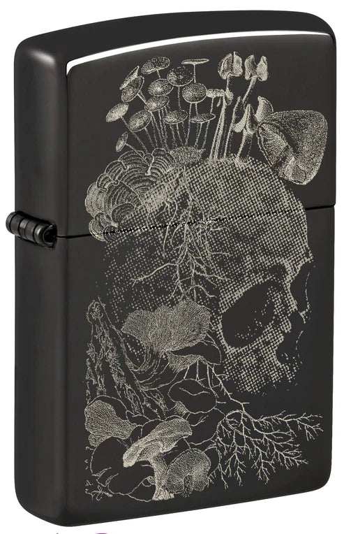Zippo 29.95 Skull with Mushrooms