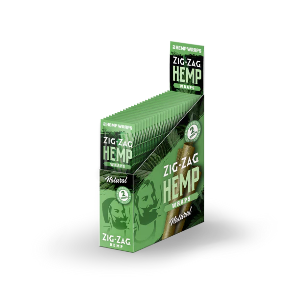 Zig-zag Hemp Wraps | 25 Pouches