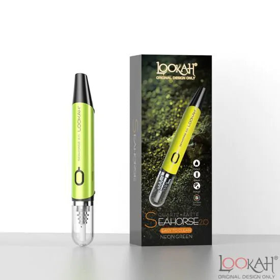 Lookah Seahorse 2.0 wax Pen | Neon Green with Packaging