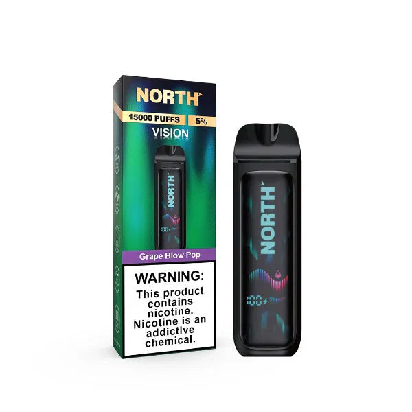 North Vision 15000 Puff 5pcs 5% Grape Blow Pop with Packaging