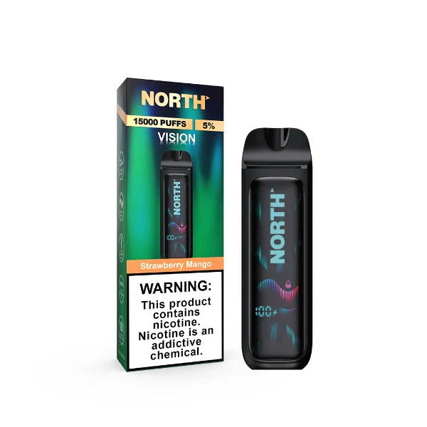 North Vision 15000 Puff 5pcs 5% Strawberry Mango with Packaging
