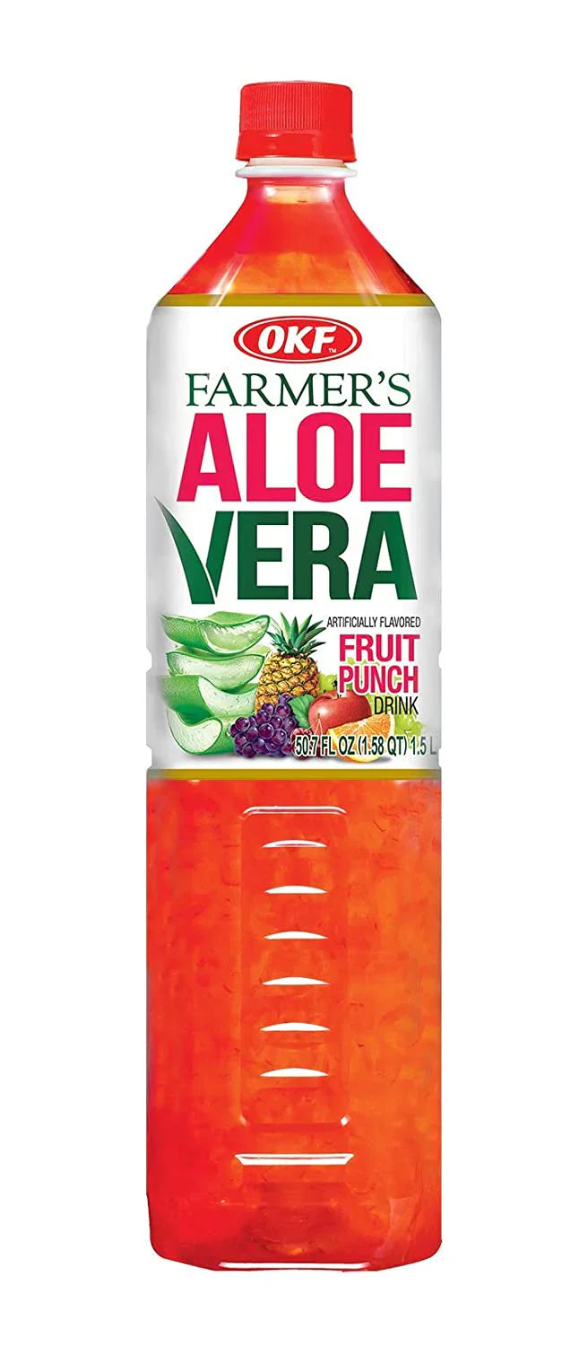 OKF Farmer's Aloe Vera 1.5L Fruit Punch
