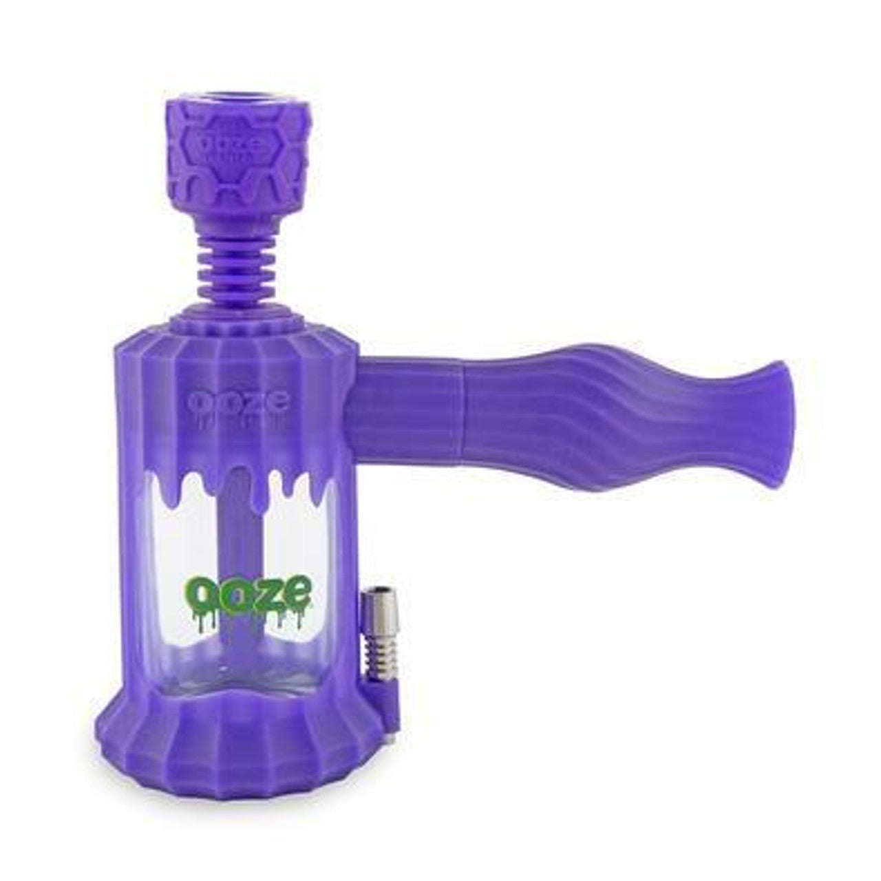 Ooze Clobb Silicone Water Pipe & Nectar Collector Ultra Purple