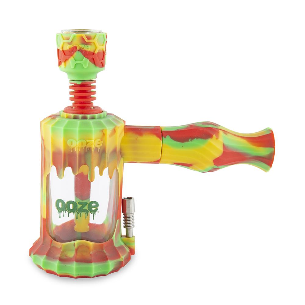 Ooze Clobb Silicone Water Pipe & Nectar Collector Rasta