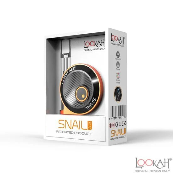 Lookah Snail 2.0 510 Thread Battery | Orange with Packaging