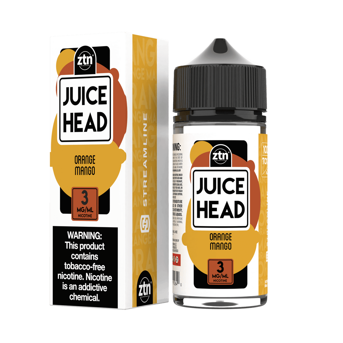 Juice Head Series E-Liquid 100mL (Freebase)