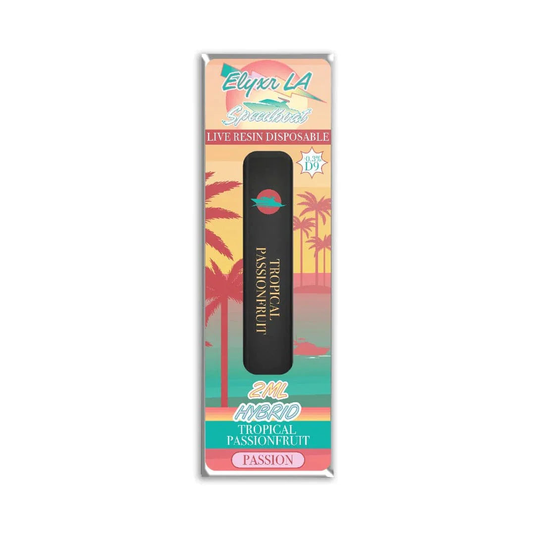 Elyxr La x Speedboat Live Resin Disposable | 2g | Passion with Packaging