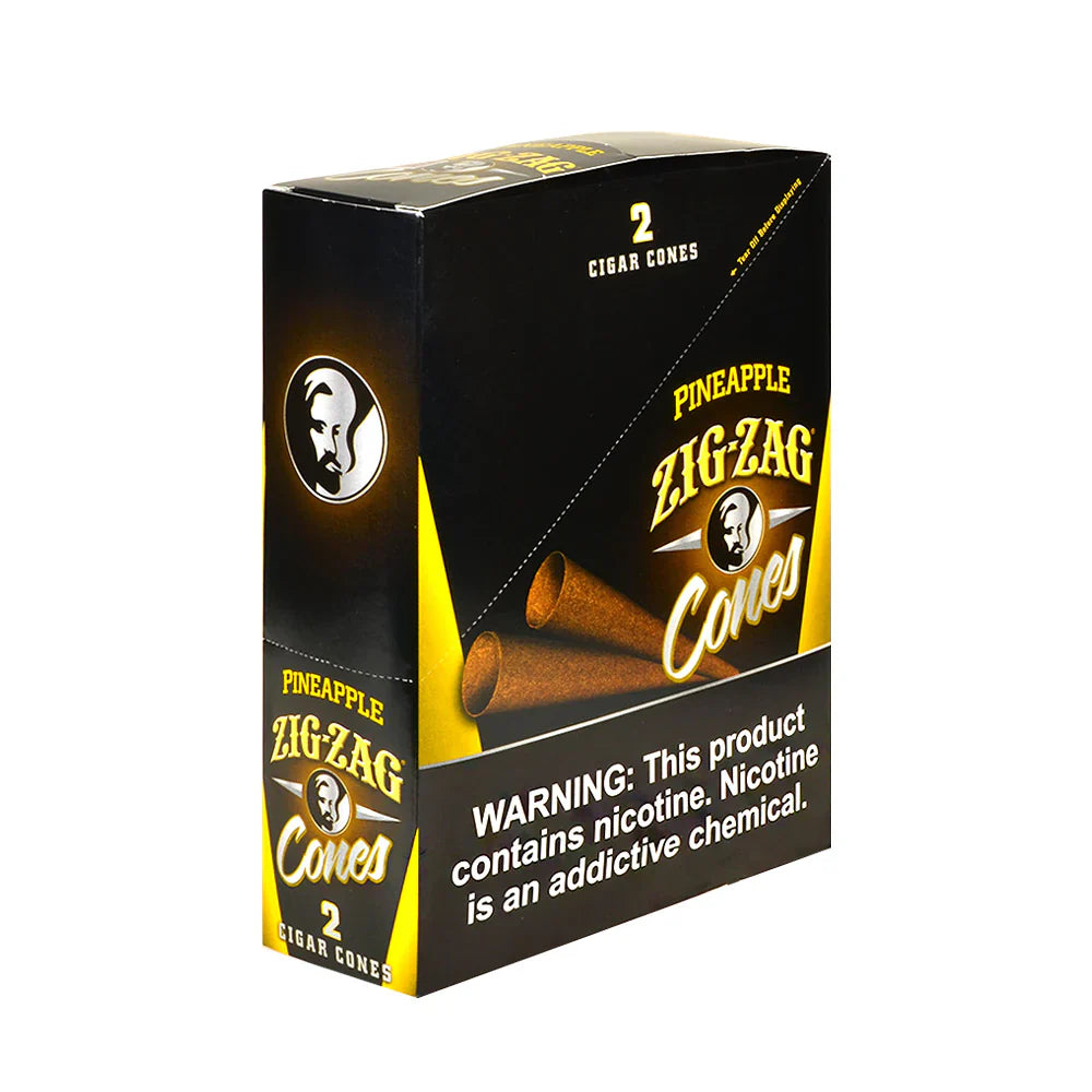 Zig-zag 2 Cigar cones | 15-pack | Pineapple Packaging