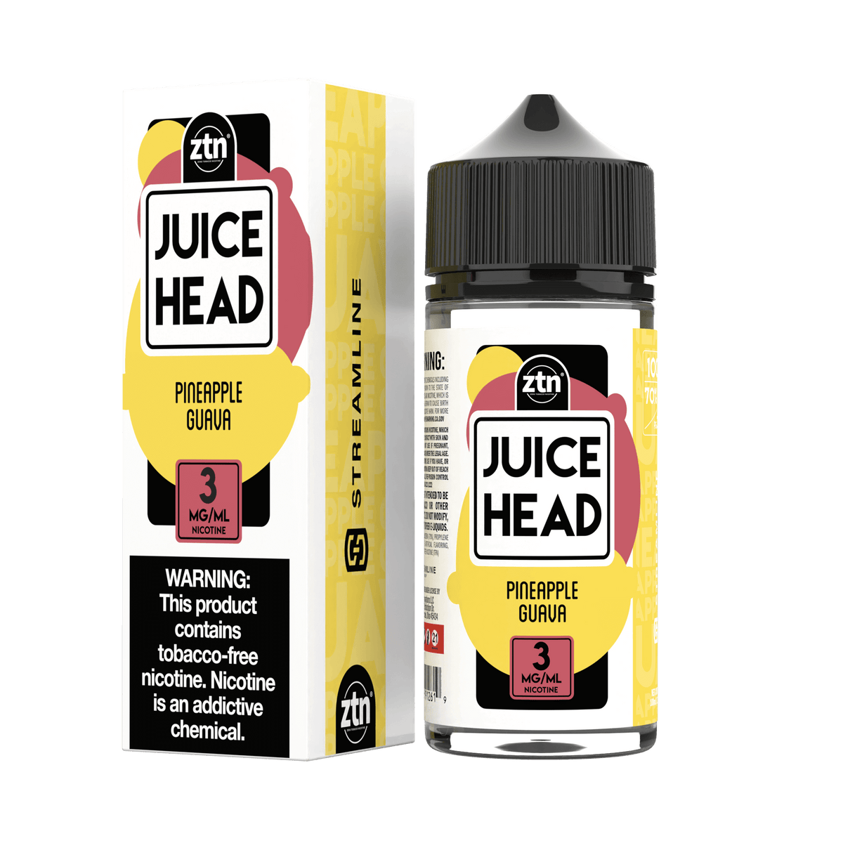 Juice Head Series E-Liquid 100mL (Freebase)