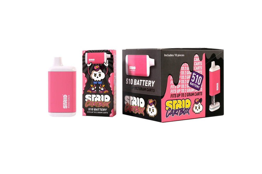 Strio Cart Box 510 | 10-pack | Pink with Packaging