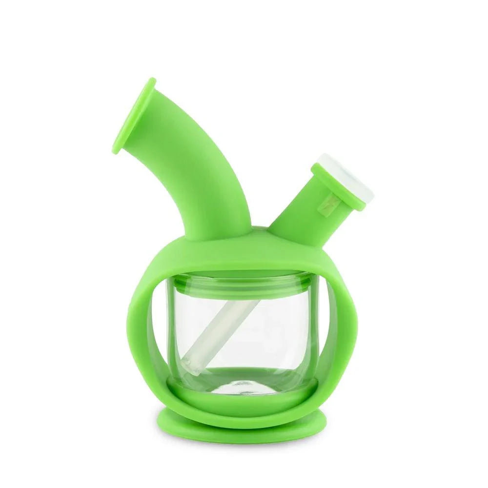 Ooze Kettle Silicone Bubbler - Green