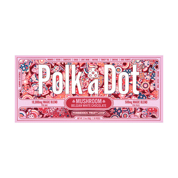 Polk A Dot Chocolate Bar 10ct Forbidden Fruitloop Packaging