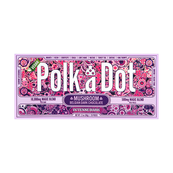 Polk A Dot Chocolate Bar 10ct Intense Dark Packaging