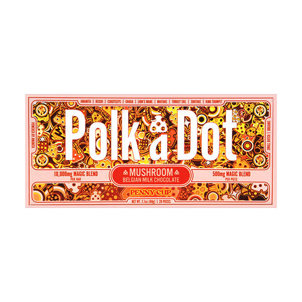 Polk A Dot Chocolate Bar 10ct Penny Cup Packaging
