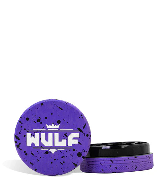 Wulf Grinder | 65mm | 2pc | Purple Black Spatter