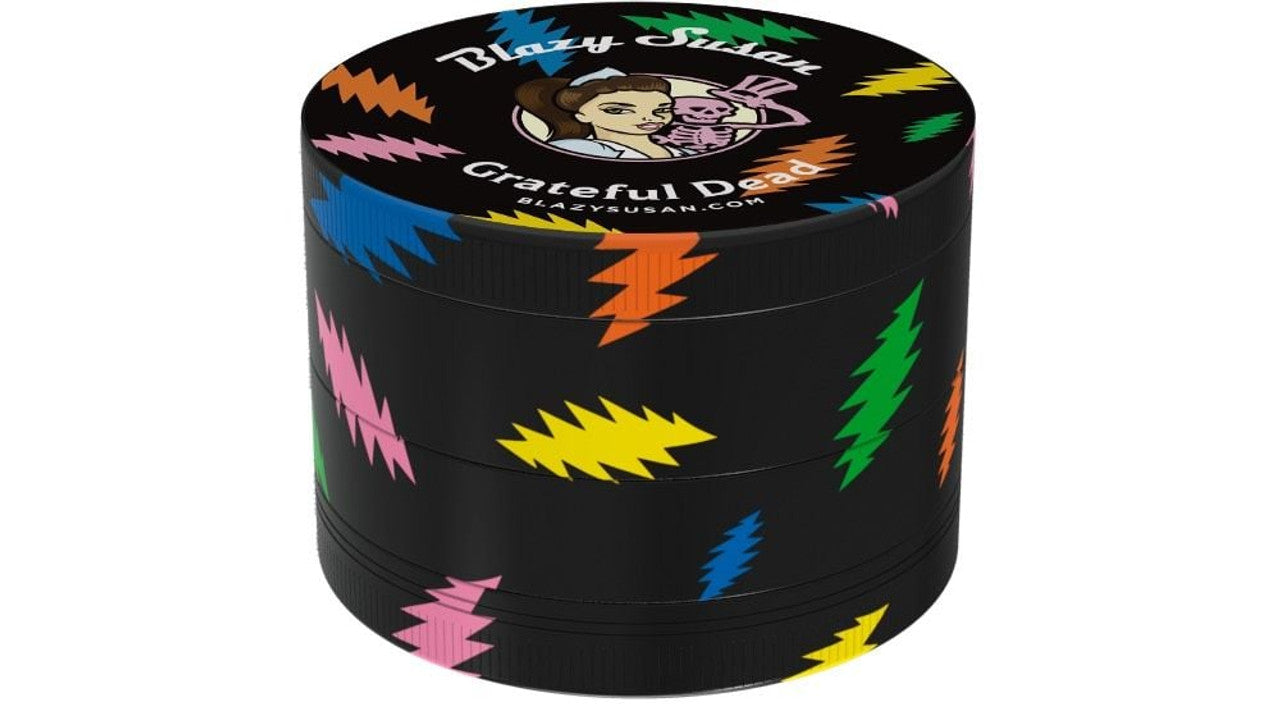 Blazy Susan x Grateful Dead Grinder Black Bolt
