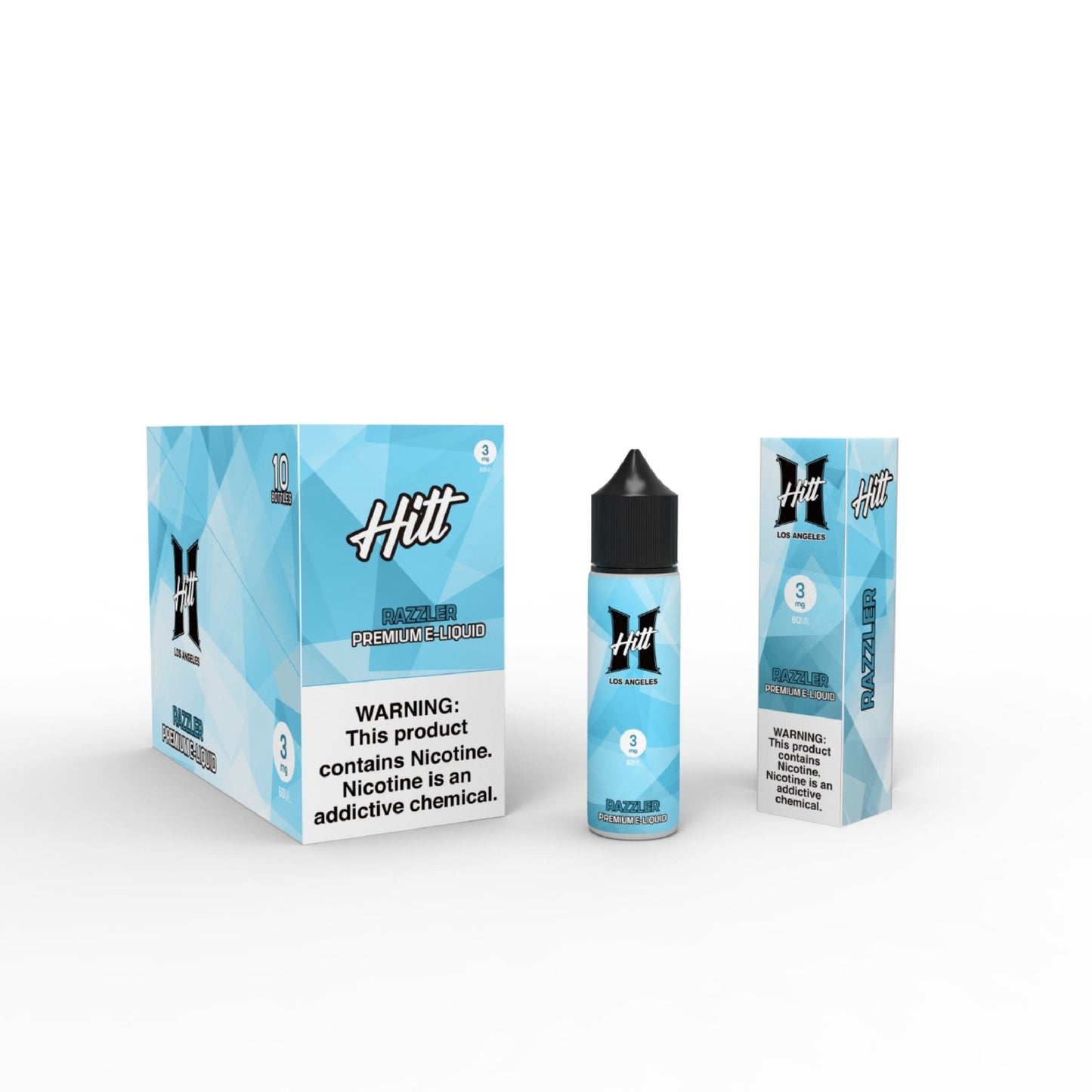 Hitt Los Angeles 60mL (Freebase) | Razzler  with Packaging